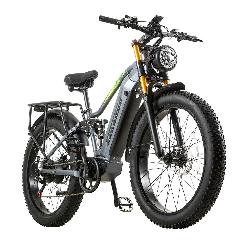 Side view of BURCHDA RX80 Electric Mountain Bike - Pogo Cycles