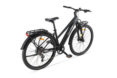 Cyrusher Asuka Trekking Electric Bike - Black on a white background