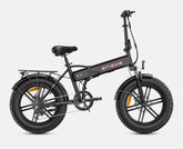 Black - Engwe EP-2 Boost Electric Bike on a white background