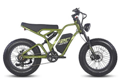 Fafrees F20 Ultra Electric Bike - Pogo Cycles - Ultra Olive Green in white background