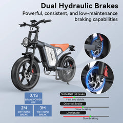 JANSNO X60 Dual Motor Electric Bike