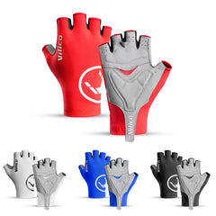 Breaking Wind Cycling Half Finger Gloves Anti-slip Bicycle Mittens Racing Road Bike Glove MTB Biciclet Guantes