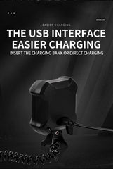 Bicycle Electronic Bell Bicycle Light Scooter E-bike Trumpet Alarm Bike Bell USB Charge Cycling Warning Alert Safety Riding