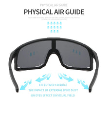Polarized Cycling Sunglasses UV Protection Windproof Glasses For Men Women Polarized Lens Road Riding Bike Sport Glasses Eyewear