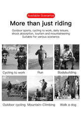 A Pair Of All-finger Gloves Breathable Shock-proof Touch-screen Bike Gloves Spring And Summer Mountain Bike Road Riding Gloves