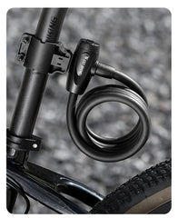 WEST BIKING Antifreezing Bicycle Cable Lock Portable Anti-Theft Bike Wire Lock With 2 Keys E-Bike Scooter Motorcycle Safety Lock