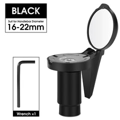 WEST BIKING Bike Rearview Mirror Universal Adjustable Convex Mirrors Rotate Handlebar End Mirror MTB Road Bike Accessories