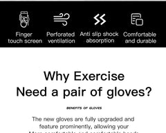 A Pair Of All-finger Gloves Breathable Shock-proof Touch-screen Bike Gloves Spring And Summer Mountain Bike Road Riding Gloves