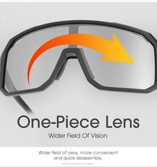 SCVCN Cycling Sunglasses Photochromic Glasses for Men Sun Mountain Bike Road Bicycle Eyewear Cycle Goggles Sports UV400 MTB