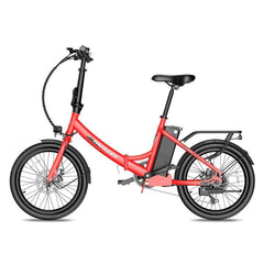 Fafrees F20 Light Electric Bike - Pogo Cycles - Orange in white background