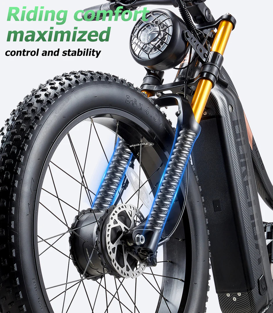 BURCHDA HC26 Dual Motor Electric Bike - Pogo Cycles