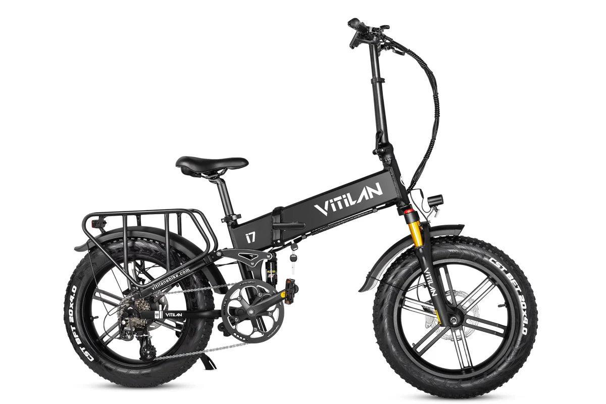 Black - Vitilan I7 Pro 3.0 Electric Bike - Pogo Cycles