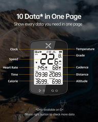 XOSS G2 G+2 Bike Computer Wireless GPS Cycling Speedometer Roadbike MTB Waterproof ANT+ Cadence Speed Smart Bicycle Computer - Pogo Cycles