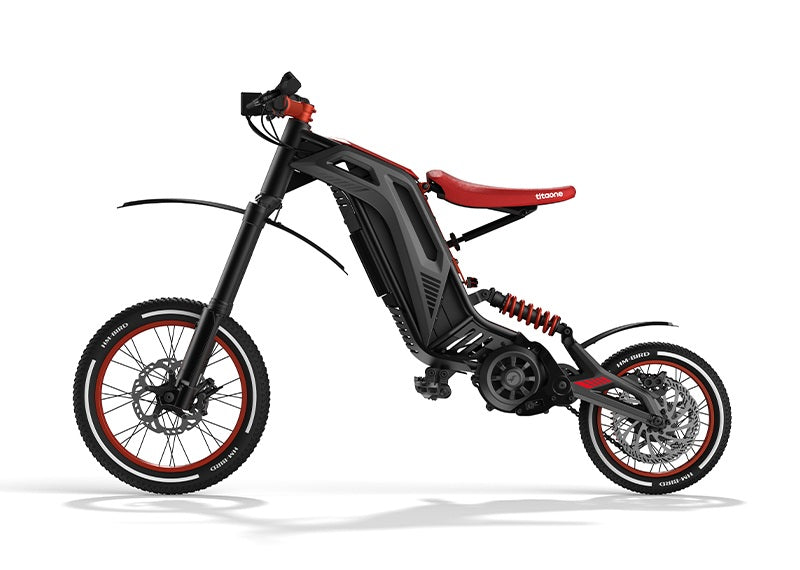 79BIKE TITAONE S Electric Bike in black on a white background
