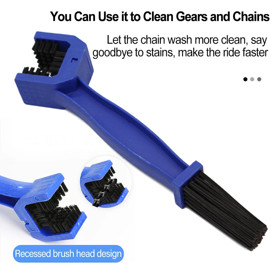 Bicycle Chain Cleaner Cycling Cleaning Kit Bike Wash Tool Set Bike Protection Oil Portable Outdoor Mountain Bicycle Repair Tools