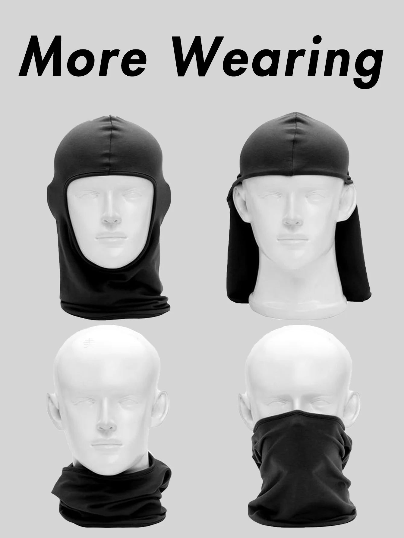 Musion Motorcycle Balaclava Sun Protection Full Face Mask Breathable Mesh Airsoft Mask Balaclava Bicycle Cycling Head Cover Unde