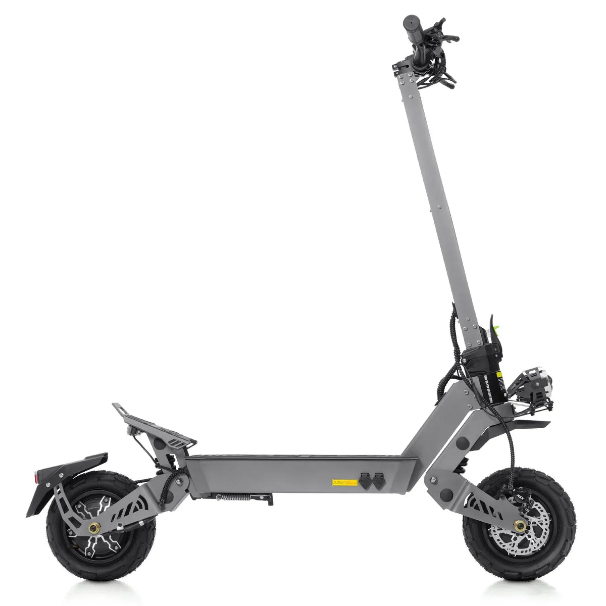 Gray VIPCOO VS9 Off-Road Electric Scooter on a white background