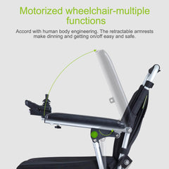 Airwheel H3T Full-Automatic Folding Electric Wheelchair - Pogo Cycles available in cycle to work