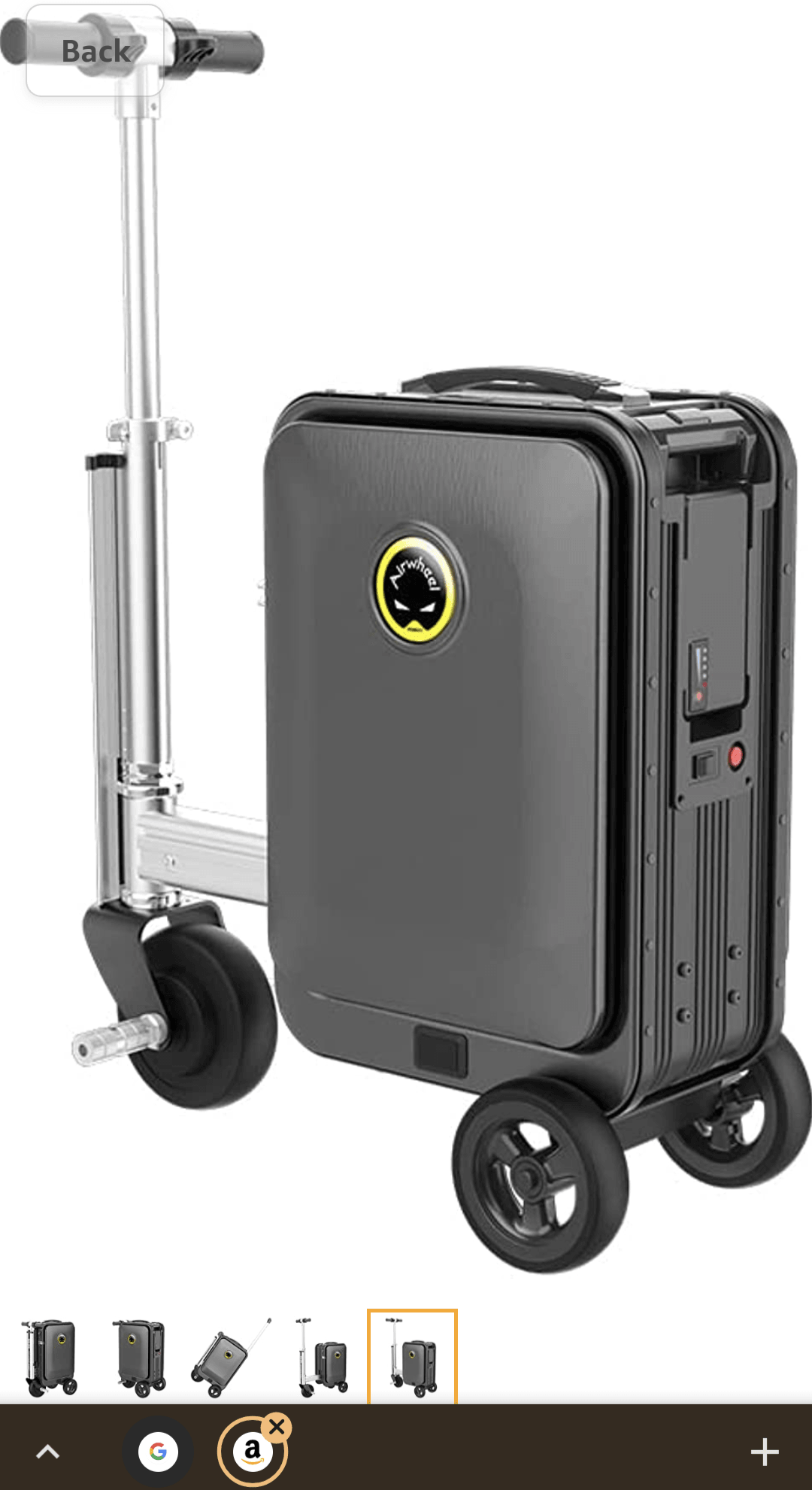 Airwheel SE3S-smart riding flight luggage - Pogo Cycles available in cycle to work