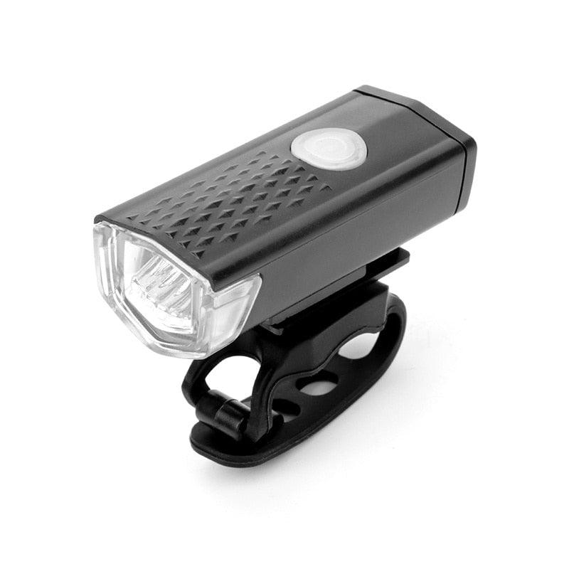 Bike Bicycle Light USB LED Rechargeable Headlight Set Rainproof Cycling Front Back Headlight Lamp Bicycle Warning Flashlight - Pogo Cycles