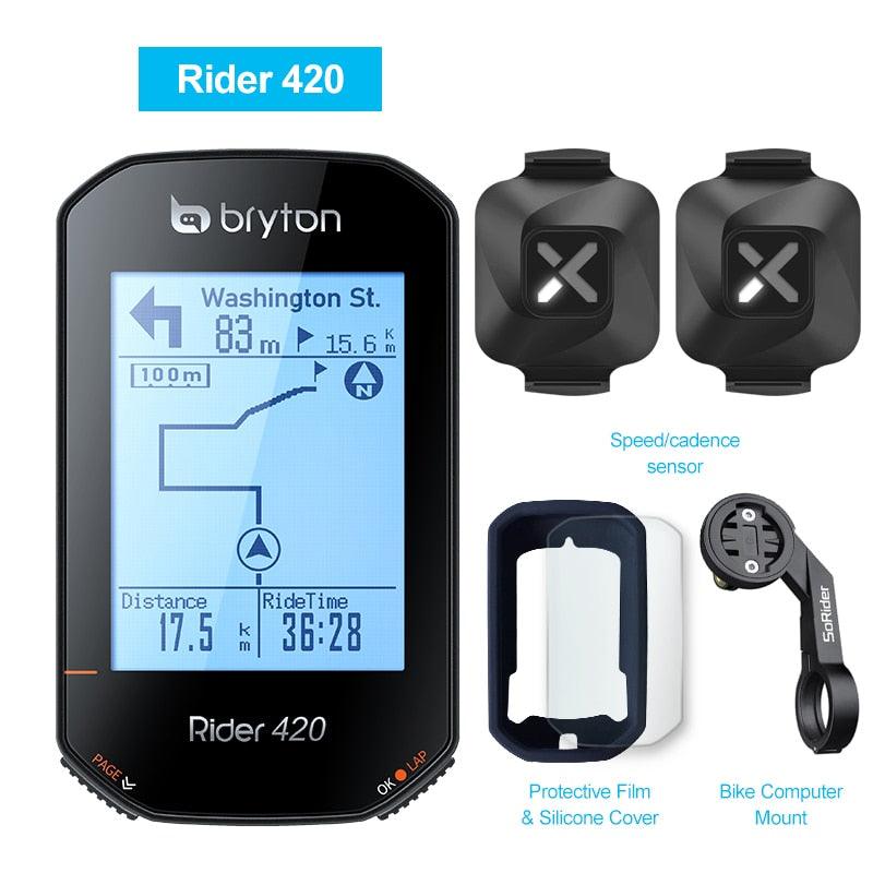 Bryton Rider420 420 420E Rider320 320 320E GPS Bike Computer Bicycle Japanese Italian German Portuguese Spanish Cycling Odometer - Pogo Cycles