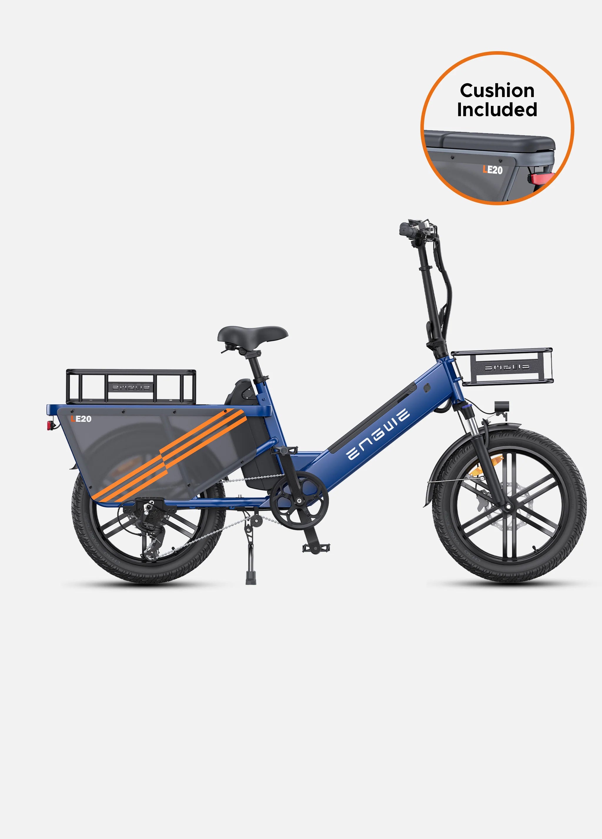 ENGWE LE20 Step-Thru Cargo Electric Bike - UK - Pogo Cycles