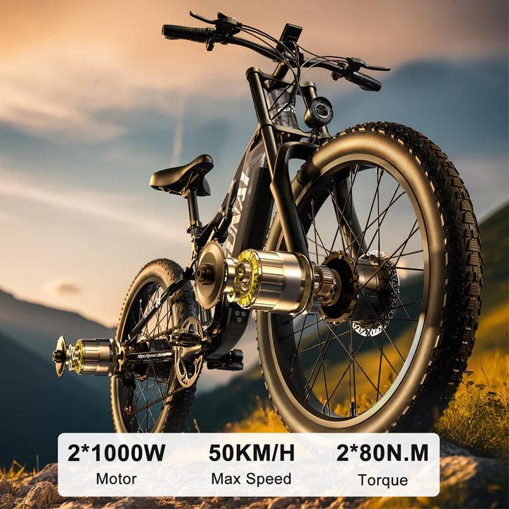 GUNAI GN68 2000W Dual Motor Electric Bike - UK - Pogo Cycles