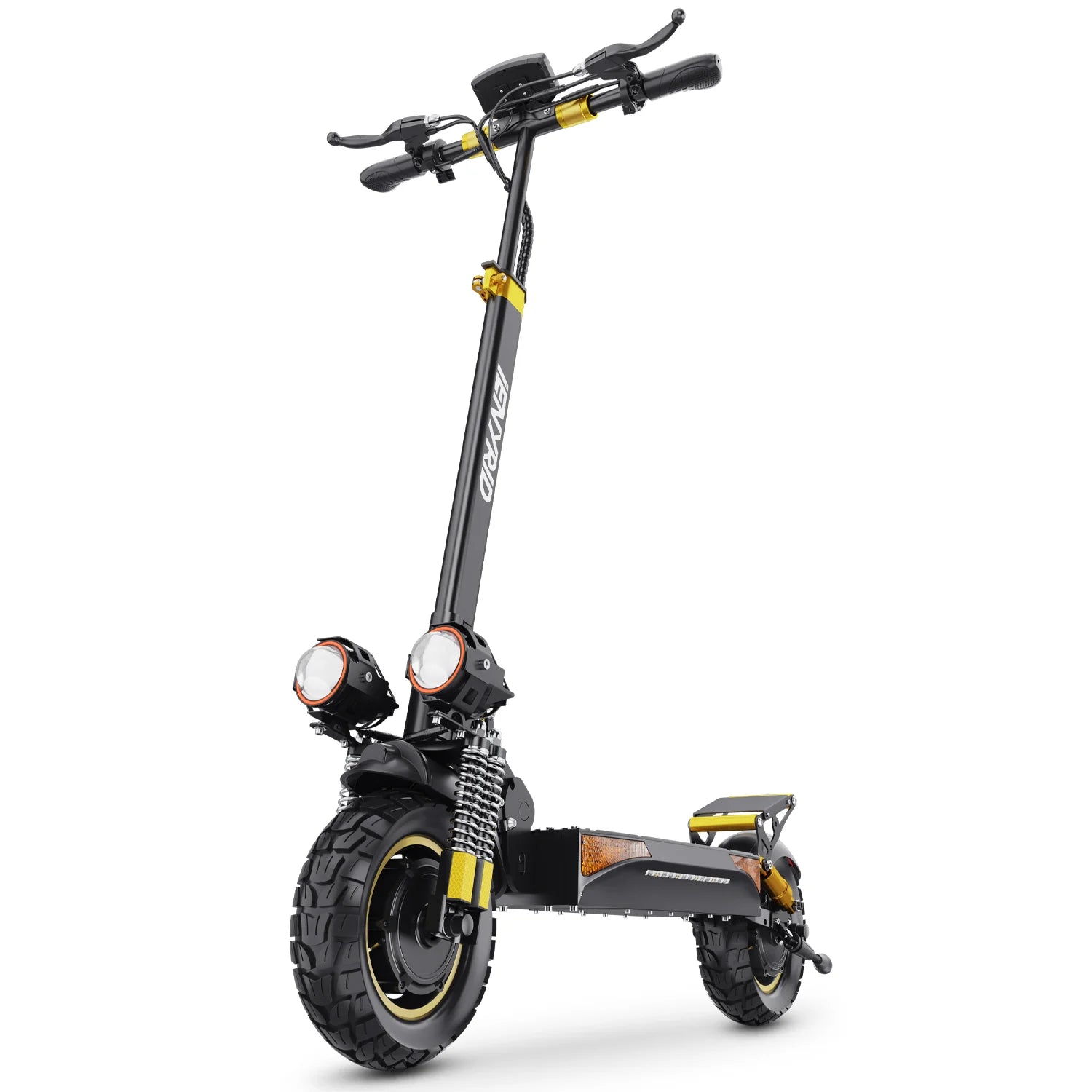 Black iENYRID ES6 Off-Road Electric Scooter with large wheels on a white background