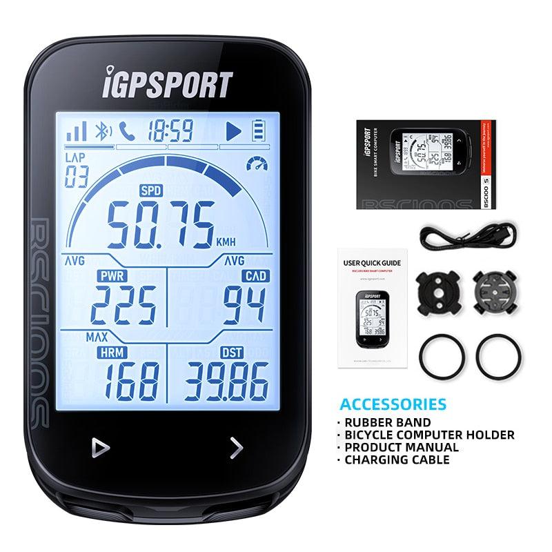 iGPSPORT BSC100S GPS Odometer Cycling Bike Computer Sensors Cycl Speedomet Riding Cycling Speedometer 2.6‘’ large screen - Pogo Cycles