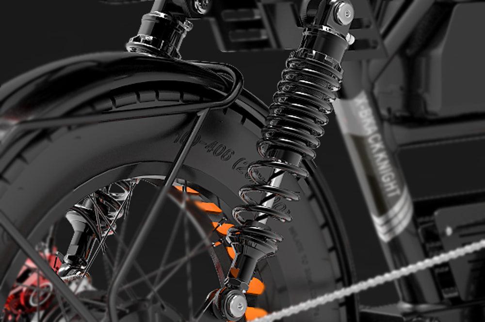 LANKELEISI X-Black Knight Dual Motor Electric Bike - UK - Pogo Cycles