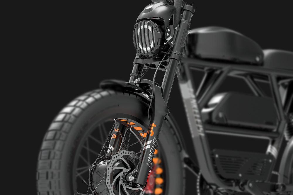 LANKELEISI X-Black Knight Dual Motor Electric Bike - UK - Pogo Cycles