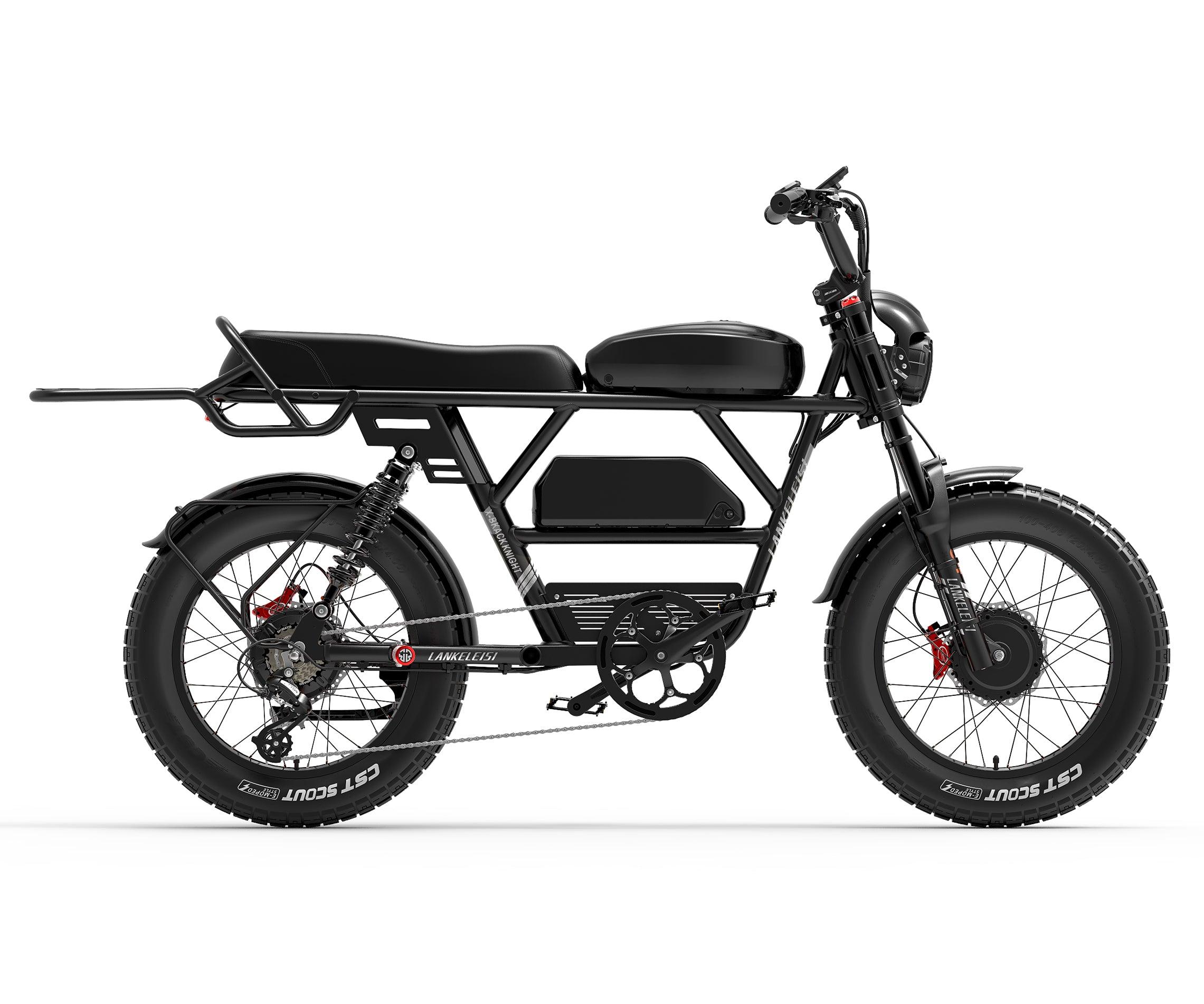 LANKELEISI X-Black Knight Dual Motor Electric Bike - UK - Pogo Cycles