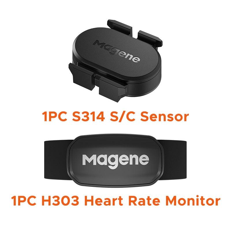 Magene S3+ Speed Cadence Sensor ANT Bluetooth Computer Speedmeter Dual Sensor Bike Accessories Compatible with WahooOnelap Zwift - Pogo Cycles