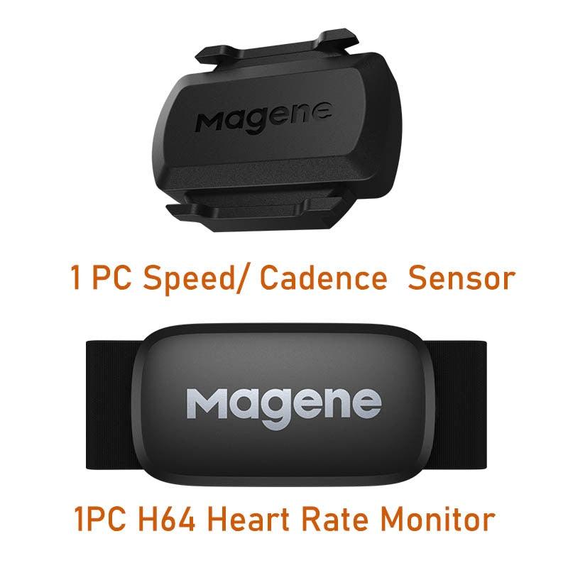 Magene S3+ Speed Cadence Sensor ANT Bluetooth Computer Speedmeter Dual Sensor Bike Accessories Compatible with WahooOnelap Zwift - Pogo Cycles