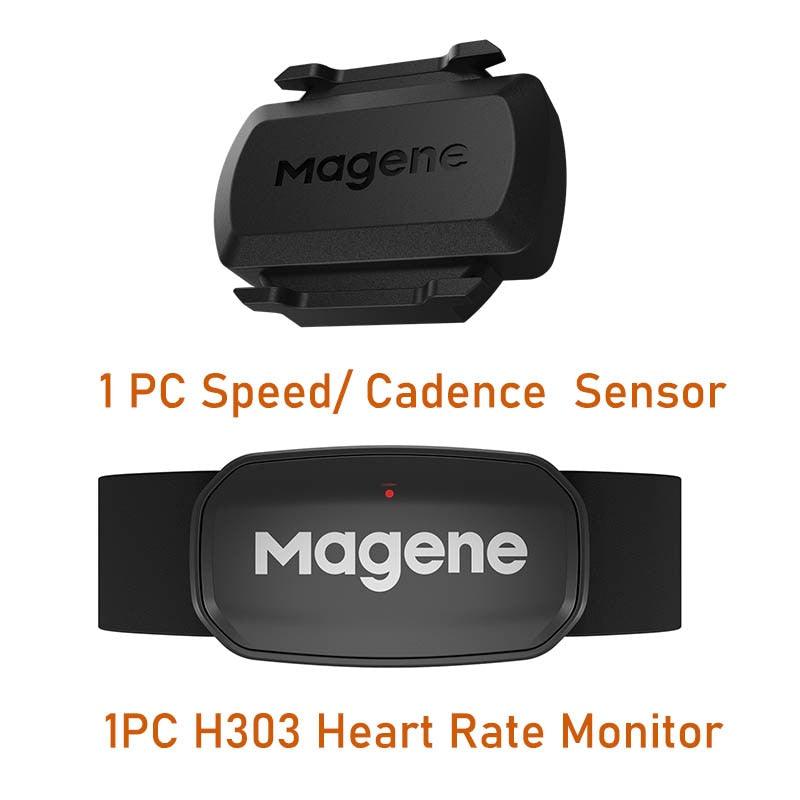 Magene S3+ Speed Cadence Sensor ANT Bluetooth Computer Speedmeter Dual Sensor Bike Accessories Compatible with WahooOnelap Zwift - Pogo Cycles