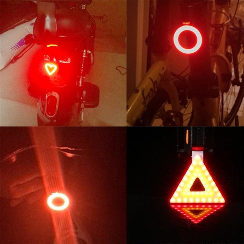 Multi Lighting Modes Bicycle Light USB Charge Led Bike Light Flash Tail Lights for Mountains Bike Seatpost - Pogo Cycles