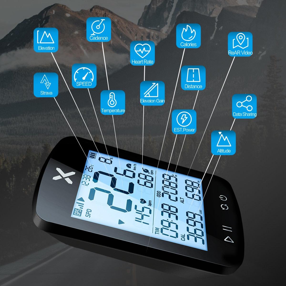 New Version xoss G+ G2 G plus Bike Computer GPS Generation 2 Cycling Wireless Speedometer Tracker Odometer Road MTB Bike ANT+ - Pogo Cycles