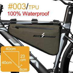 NEWBOLER Bicycle Bag Rainproof Large Capacity MTB Road Bike Frame Bag Triangle Pouch Waterproof Caulking Bag Pannier Accessories - Pogo Cycles