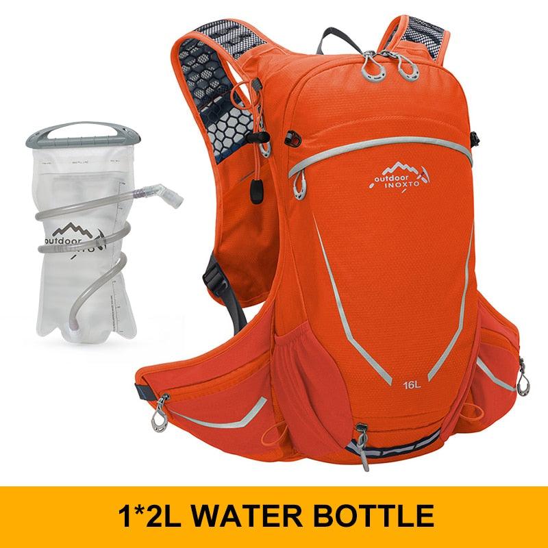 Outdoor sports backpack 16L, running, hydrating, hiking, cycling, with 2L water bag - Pogo Cycles