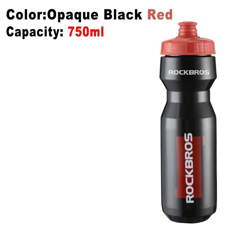 ROCKBROS 750ml Bicycle Water Bottle Food Grade Sports Fitness Running Riding Camping Hiking Kettle Leak-proof Bike Bottle Cage - Pogo Cycles