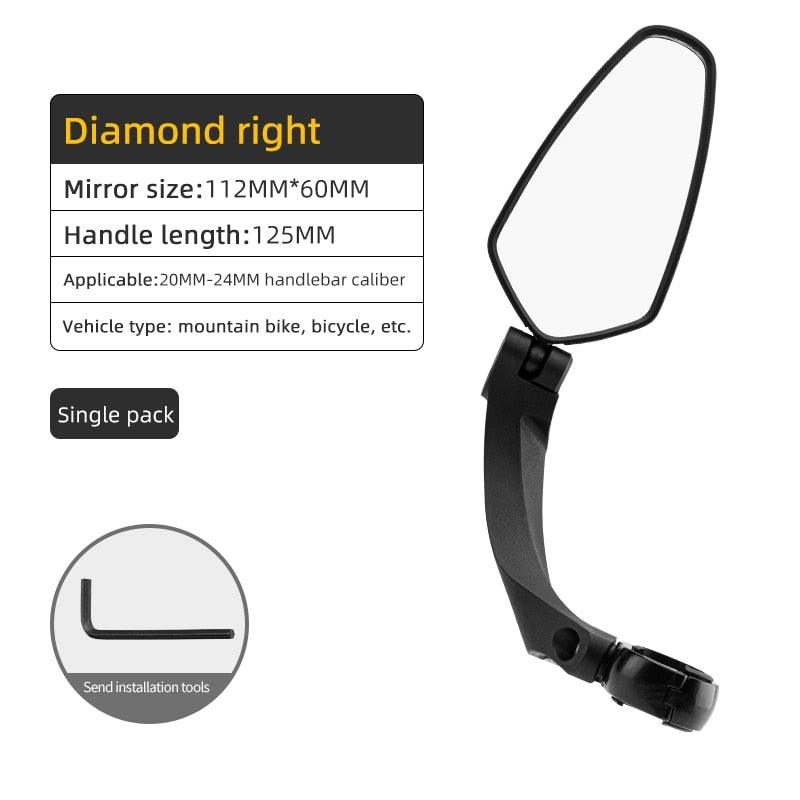 ROCKBROS Bicycle Mirror Handlebar Rear View Mirror - Pogo Cycles