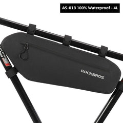 ROCKBROS Rainproof Bike Bag Large Capacity MTB Road Frame Bag Triangle Pouch Waterproof Caulking Bicycle Bag Pannier Accessories - Pogo Cycles