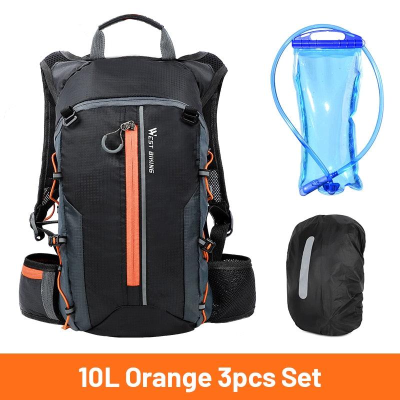 WEST BIKING 10L Breathable Cycling Backpack Waterproof Folding Bicycle Bag - Pogo Cycles