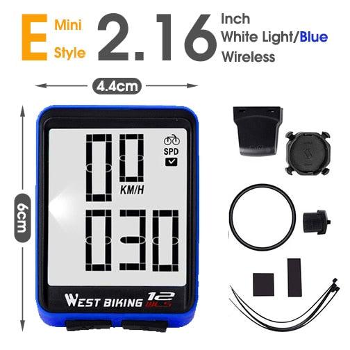 WEST BIKING Bicycle Cycling Computer Wireless Wired Waterproof digital Bike Speedometer Odometer - Pogo Cycles