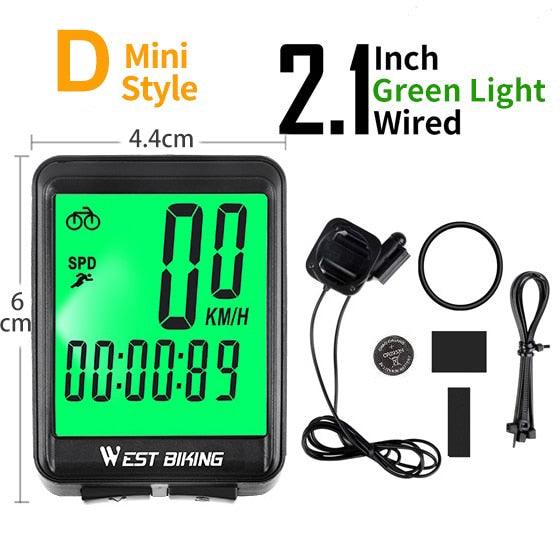 WEST BIKING Bicycle Cycling Computer Wireless Wired Waterproof digital Bike Speedometer Odometer - Pogo Cycles