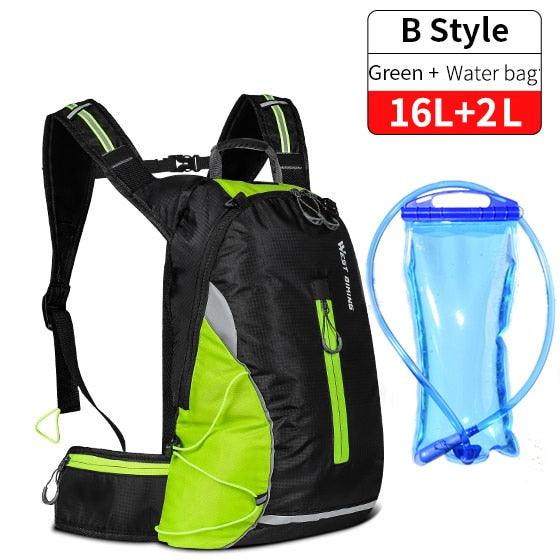 WEST BIKING Waterproof Bicycle Bag Reflective Outdoor Sport Backpack Mountaineering Climbing Travel Hiking Cycling Bag Backpack - Pogo Cycles