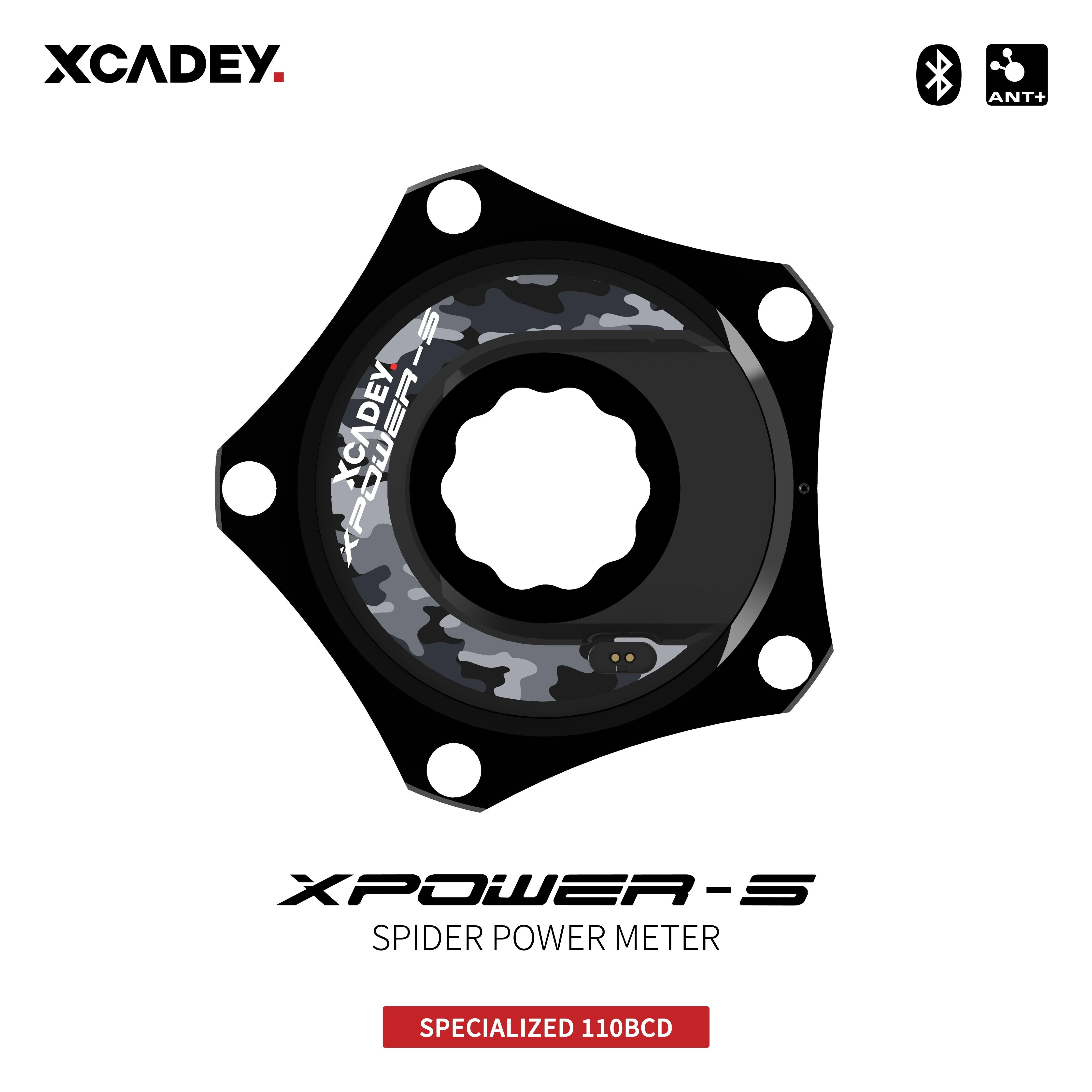 XCADEY XPOWER-S Road Bicycle Bike MTB Spider Power Meter For SRAM ROTOR RaceFce Crank Chainring 104BCD 110BCD - Pogo Cycles