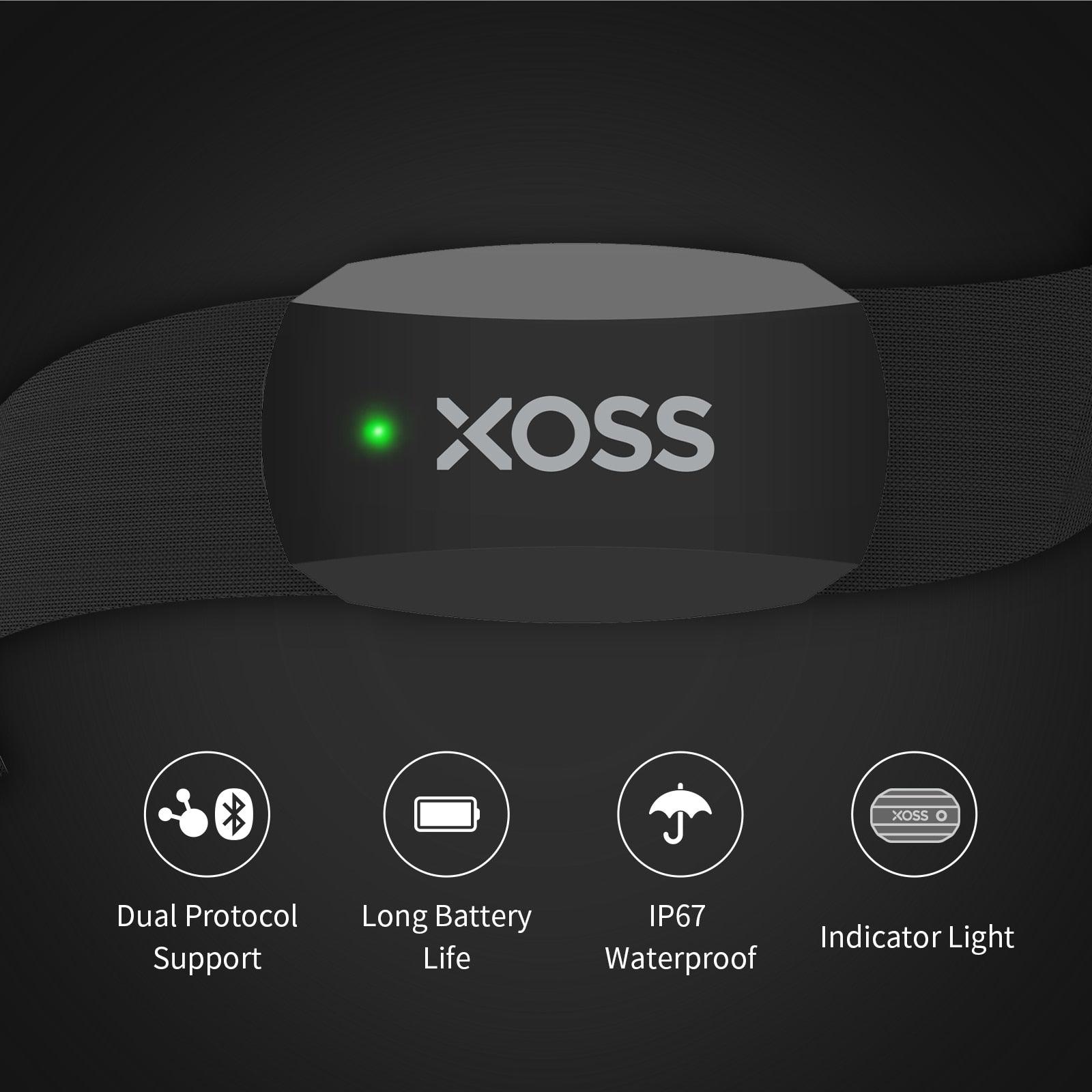 XOSS X2 Heart Rate Monitor Sensor Dual Mode With Chest Strap Cycling Computer Bike For NAV G Plus Wahoo Garmin Sports Run - Pogo Cycles