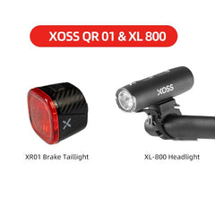 XOSS XR01 Smart Tail Light Auto Brake Sensing Bicycle Rear Light LED Charging Waterproof Cycling Taillight Bike Accessories - Pogo Cycles