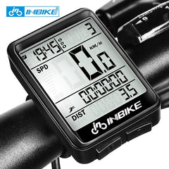 INBIKE Rainproof MTB Bike Computer Bicycle Speedometer Wireless Wired Odometer Cycling Watch LED Screen Measurable Watch IC321 - Pogo Cycles